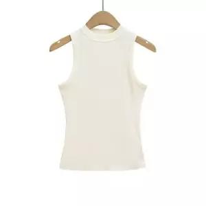 볼사스 여자 캐주얼 여름 조끼 반폴라 민소매 스판 탑 나시 ADOR2