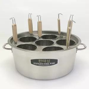 업소용 스테인리스 해면기 소바면 냉면 건지기 우동 면 세트 면 삶기 국수 전용 냄비