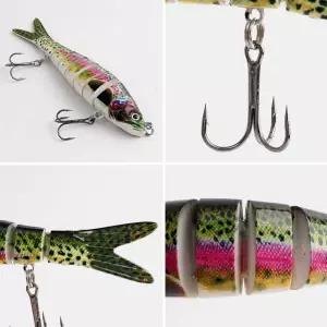 낚시미끼 바다루어 8단 관절 물고기 가짜 인공 물고기찌 채비 세트 낙시