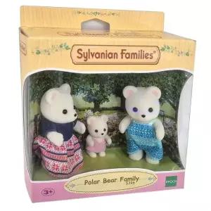 실바니안패밀리 북극곰 가족 동물 인형 장난감 선물