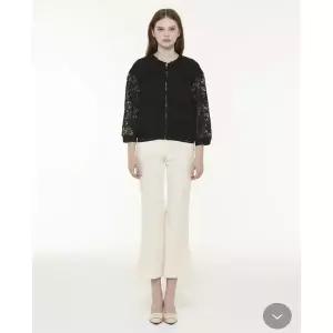 [손정완](타임스퀘어점패션관)플라워 레이스 점퍼ZDJ5252011