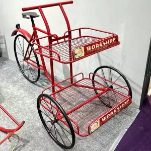 삼륜자전거 빈티지자전거 철제 레트로디자인 화분받침 인테리어소품 카페장식