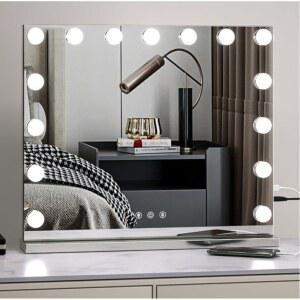 거울 화장대 led 조명 심플 욕실 밝기 화장대풀세트 충전식 서랍 러블리 침실 테이블