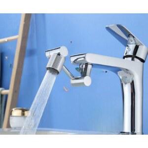 자유자제 만능 1080도 워터탭 만회전 스트레이트 수전 수도꼭지 회전식 조절 셀프 연장기