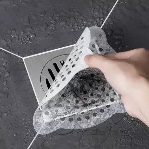 붙이는 욕조배수구트랩 우수관커버 베란다 씽크대 화장실 40개