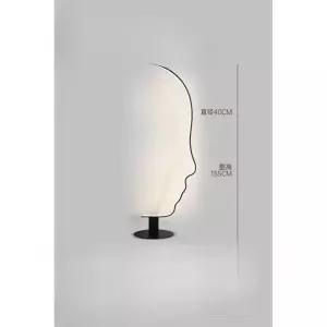 얼굴 페이스 조명 디자인 거실 램프 미술관 무드등