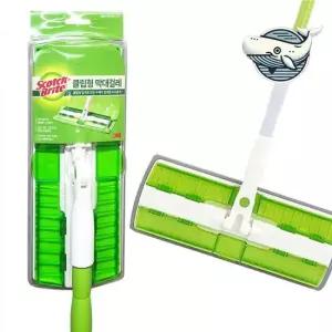 청소용 막대걸레 다용도 클립걸레 원터치 청소 막대걸레