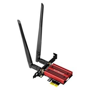 데스크탑 PC용 WiFi 6E PCIe 카드, 블루투스 5.3, 인텔 AX210 컨트롤러