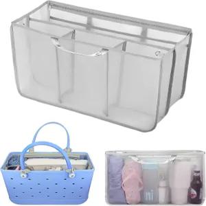 비치백 정리함 X 대형 보그백 및 초대형 심플 모던백 액세서리 삽입물 경량 메쉬 분할 파우치 토트백 정리