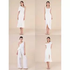 파티복 이브닝 파티 여신 돌잔치 웨딩 피로연 순백