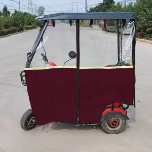 3륜 오토바이 햇빛 전동차 레인 덮개 캐노피 가림막