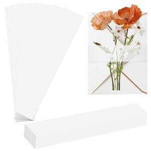 200개 초대 벨리 밴드, 5x7 초대장용 클리어 벨리 밴드 벨리 종이 벨리 밴드 결혼 초대장 액세서리, 벨리 봉투용 결혼 초대장 카드 선물 포장 라이너