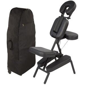 마스터 마사지 휴대용 의자 블랙