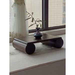 전통 좌상 좌식 개다리소반 소형 원목색 협탁 테이블 차테이 60x40x30cm 자개상