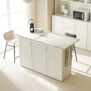 파로마 베이 베온 아일랜드 식탁 수납장 홈바 테이블 조리대 1400