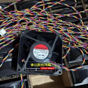 SUNON PSD1208PMB1-A 8038 12V 24W 4 라인 핀 와이어 대용량 서버 냉각 팬 80*80*38mm