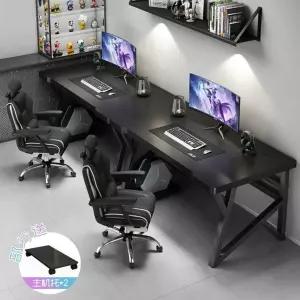 2인용 컴퓨터 책상 공부방 커플석 데스크 조립식 철제