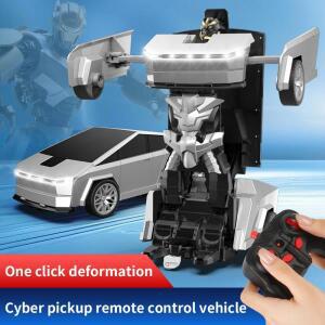 미래형 변신 로봇 RC 자동차  전기 사이버 스타일 픽업 제스처 센서 드리프트 스턴트 장난감 (남아용)