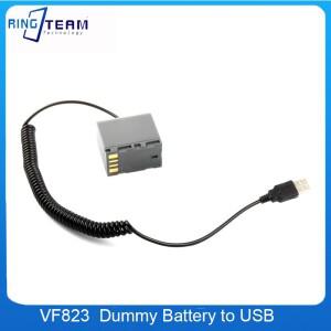 코일 케이블 USB-BN-VF823 DC 커플러 VF823 더미 배터리, JVC 카메라 HD320 HM200 830 63 GZ-HD10 730 530