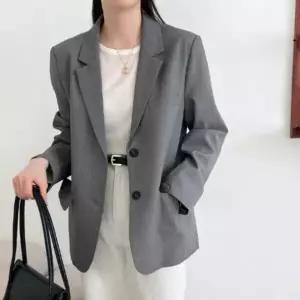 여성 블레이저 사무복 하객패션 클래식 재킷