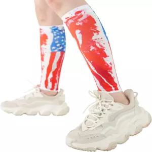 EVOPLECI 20-30mmHg 1쌍 종아리 압박 슬리브 남녀 와이드 브레이스 다리 지지대 정강이 부목