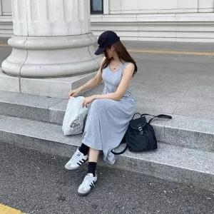 [다잇템] 여성 통기성 롱 슬리브리스 SS 인어공주 드레스