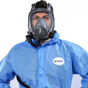 공기 공급 분진 마스크 7호 세트 화학 산업 농약 방독면 송기식마스크