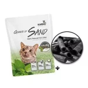 고양이변기모래 샌드 고양이 두부 모래 숯 탈취 화장실 변기 7L 6P