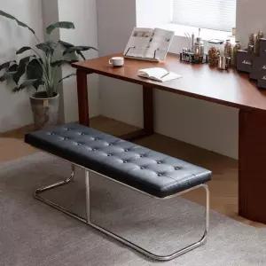 가죽벤치의자 식탁 공방 신발장 카페 가죽 PU가죽 대기실