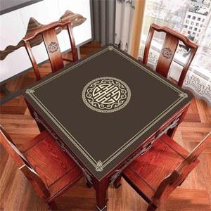 새로운 사각형 마작 식탁보 보호대 미끄럼 데스크탑 매트 불멸의 방지 여덟 테이블 내마모성