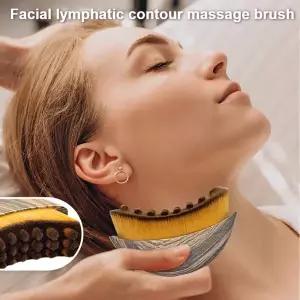 가정용 부드러운 얼굴 스크래핑 및 붓기 완화 케어 브러시 림프 마사지 브러시 바디 및 목 리프팅 뷰티 브