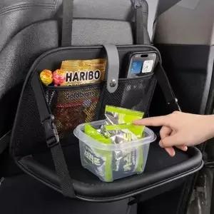 (선택옵션 SN.자동차뒷자석테이블)꿀템박사 테이블 차량용 트레이 자동차 거치대 뒷좌석 접이식 선반 차박