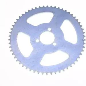 모터사이클 스프로킷 액세서리 T8F 58T 화이트 스틸 3홀 크랭크셋 내부 29mm 리어 체인 49cc 미니 ATV