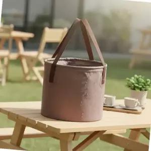 ( )10L 접이식 캠핑 쓰레기통 다용도 수납 바구니 차박 분리수거함