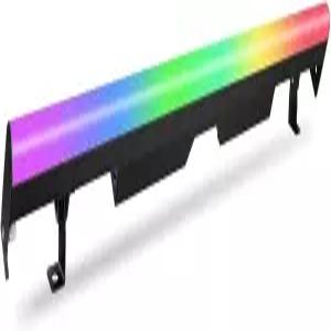 스테이지 픽셀 라이트 바 60W 90개 LED RGB 3IN1 DJ 워시 측면 나사 고정 디자인 DMX RDM 사운드 활성화