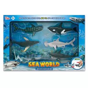 피규어 풀백 장난감 자연관찰 상어 범 백상아리 바다생물 바다동물 [mFG9Q2G]
