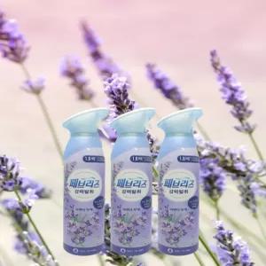 페브리즈 에어 강력탈취 공기탈취제 라벤더부케 165g X 3개