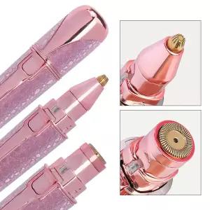 1pcs Usb 전기 눈썹 트리머 얼굴 머리 제모기 눈썹 면도기 여성 바디 무통 머리 제거제 면도기 프로파일러