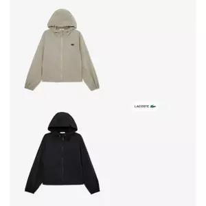 라코스테 스포츠여성 프리미엄 러닝 셋업 경량 후드 바람막이 자켓 SF819E56G