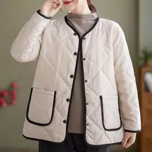 코트 자켓 캐주얼 얇은 퀼팅 남성 겨울 면 노카라 면 누빔 사이드