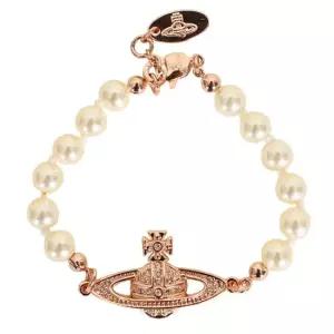 26SS 여성 미니 바스 릴리프 팔찌 핑크골드 61030001 02G121