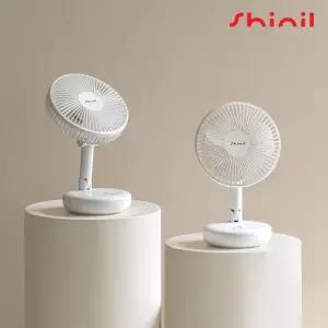 저소음 좌우 자동회전 탁상용 선풍기 무선 사무실 책상 미니