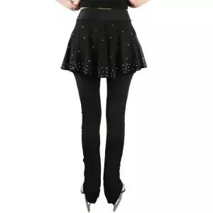 피겨스케이트 엉덩이 보호 큐빅 연습복 스커트