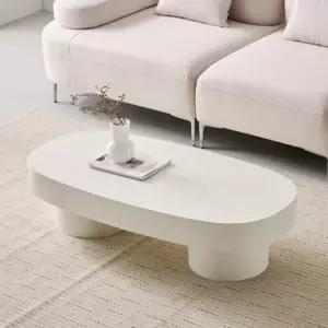 룬 샌드스톤 거실 소파테이블 1200 좌식 낮은 테이블 국내제작 비정형 원형 사각