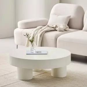 룬 샌드스톤 거실 소파테이블 900 좌식 낮은 테이블 국내제작 비정형 원형 사각