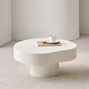 룬 샌드스톤 거실 소파테이블 600 좌식 낮은 테이블 국내제작 비정형 원형 사각