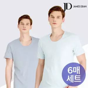 제임스딘 남성 컬러 반팔 런닝 4매