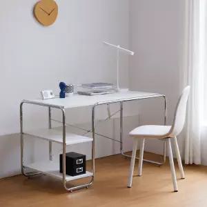 크롬 미드센추리 모던 선반형 책상 1400 size