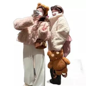 퍼코트 겨울 아우터 루즈핏 양털 오버핏 여성 뽀글이 자켓