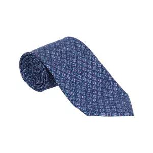 [페라가모] 남성 Gancini 간치니 테트리스 프린트 넥타이(35 0950 0768562)